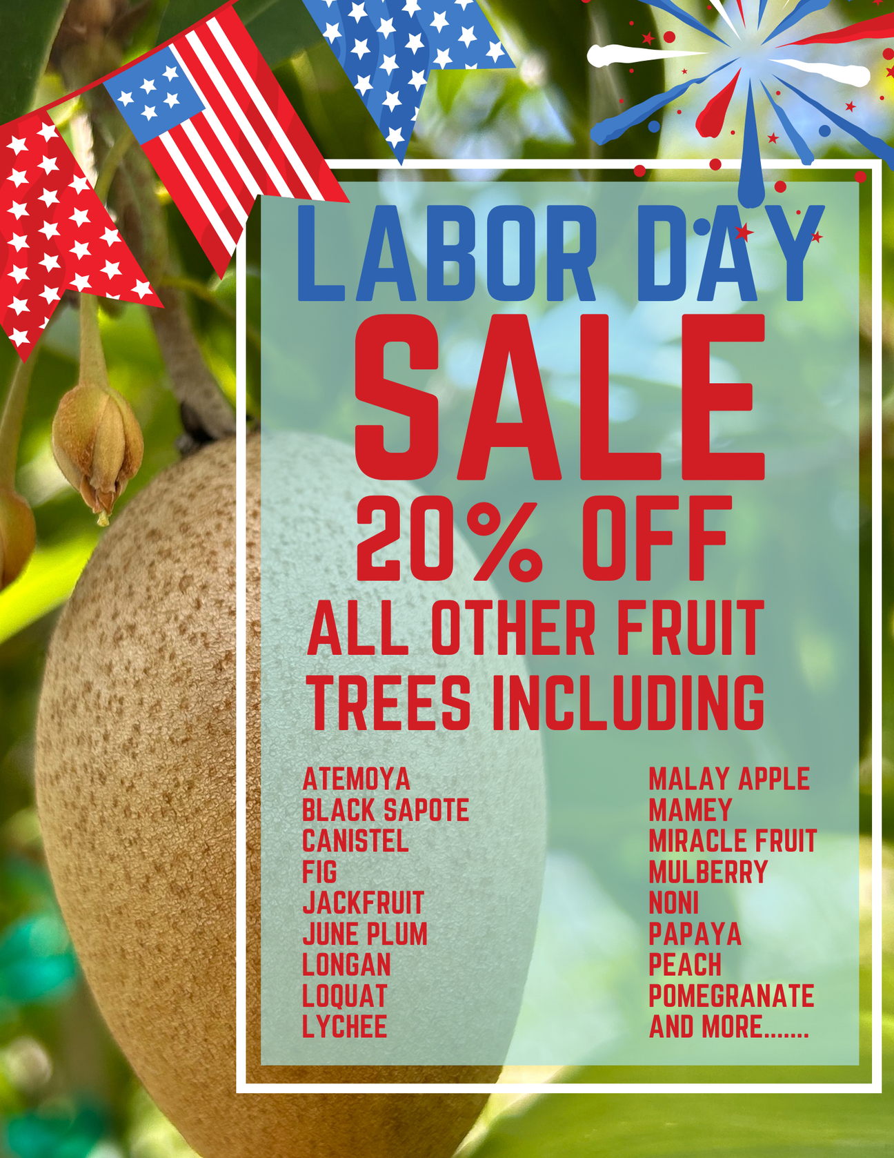 Labor Day Sale - 20% Off