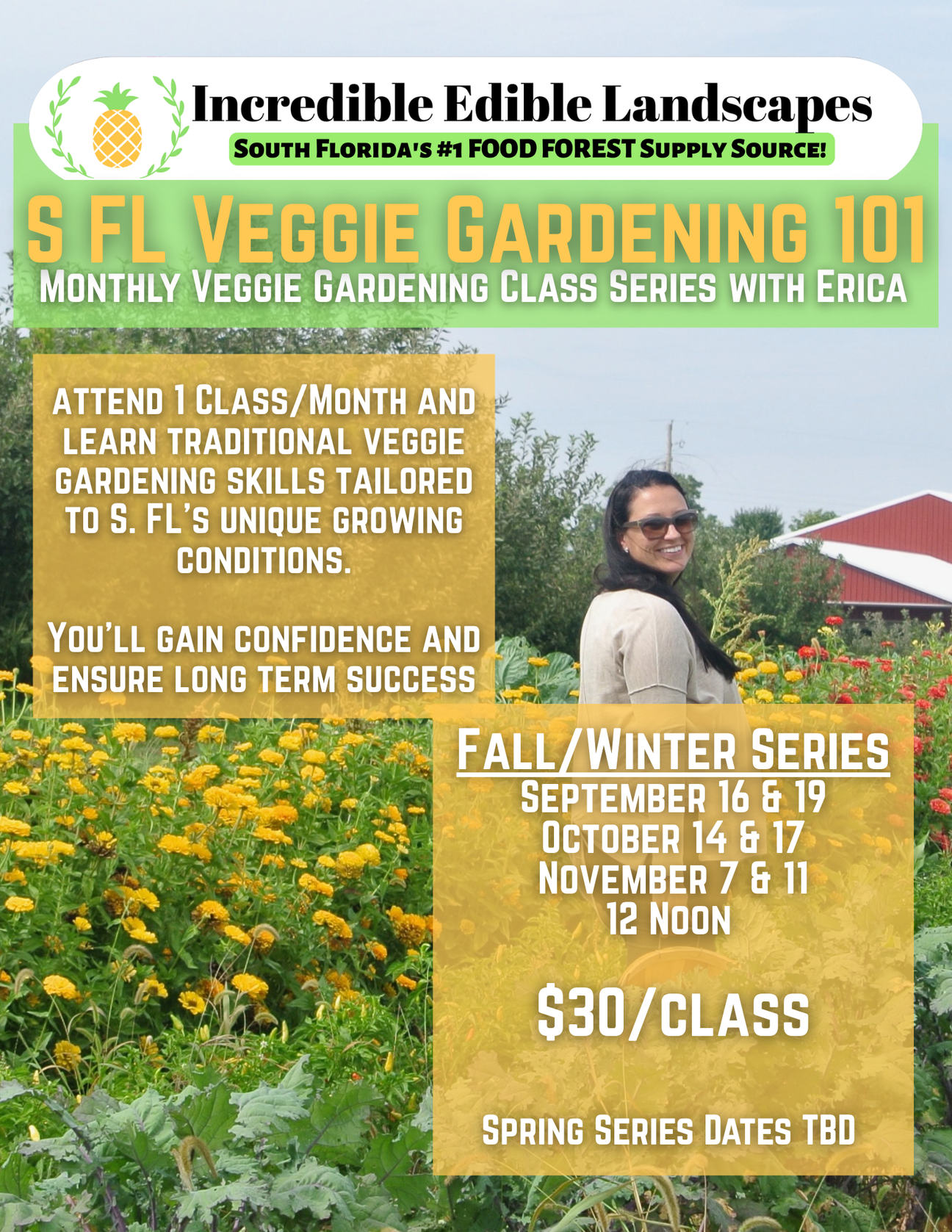 Veggie Gardening 101 Class - Fall Series
