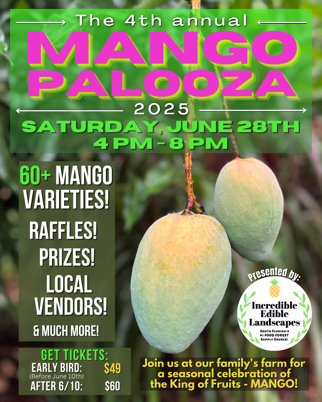 Mangopalooza 2025 Ticket